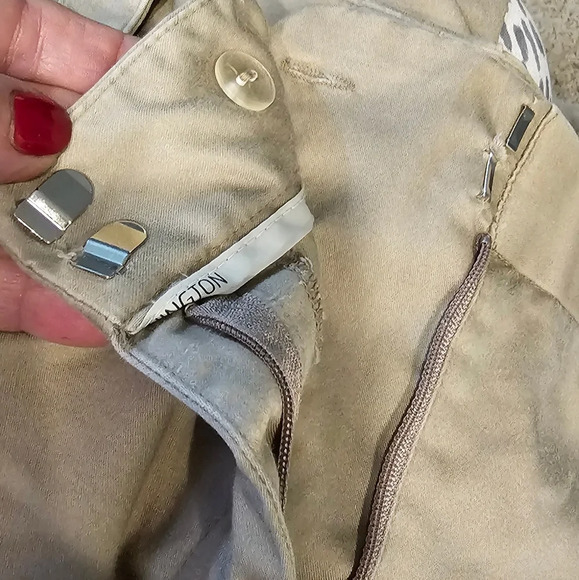 Worthington Modern Fit Khaki Ankle Pants - Picture 6 of 9